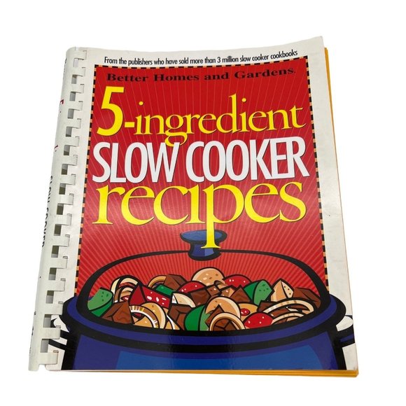 2004 5 Ingredient Slow Cooker Recipes Cookbook Better Homes & Gardens - Picture 1 of 8